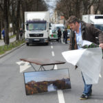 Isarboulevard : Spontandemo von Umweltorganisationen und Kultureinrichtungen, wie Urbanauten von Benjamin David für autofreien Isarboulevard, 26.März 2019 , Copyright : Foto : Stephan Rumpf