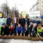 Isarboulevard : Spontandemo von Umweltorganisationen und Kultureinrichtungen, wie Urbanauten von Benjamin David für autofreien Isarboulevard, 26.März 2019 , Copyright : Foto : Stephan Rumpf