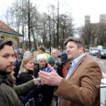 Isarboulevard : Spontandemo von Umweltorganisationen und Kultureinrichtungen, wie Urbanauten von Benjamin David für autofreien Isarboulevard, 26.März 2019 , Copyright : Foto : Stephan Rumpf