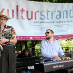 Kunsthappening AutofreieIsar, , 24.Juli 2019 , Copyright : Foto : Stephan Rumpf