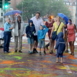Kunsthappening AutofreieIsar auf der Ludwigsbrücke , 24.Juli 2019 , Copyright : Foto : Stephan Rumpf